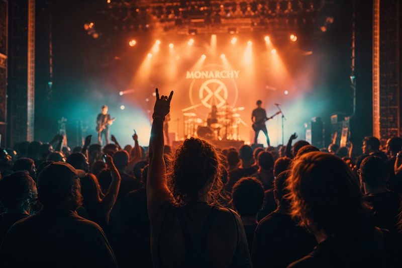 Audience at a live concert